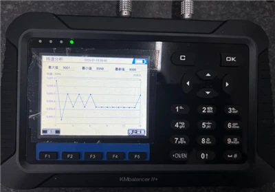 KMbalancer II+ Vibration Analyzer And Dynamic Balancer Helps Shandong Custome...